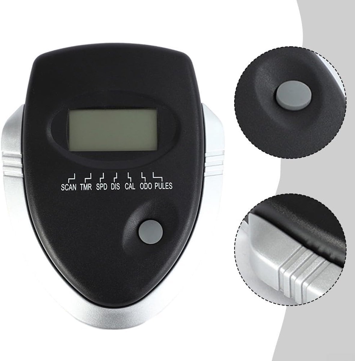 SnelShoppen - Exercise Bike Monitor LCD, Speedometer voor Fietsen, Fitnessaccessoires, Trainingsmonitor met Scan, Tijd, Snelheid, Afstand, Gym Toebeho
