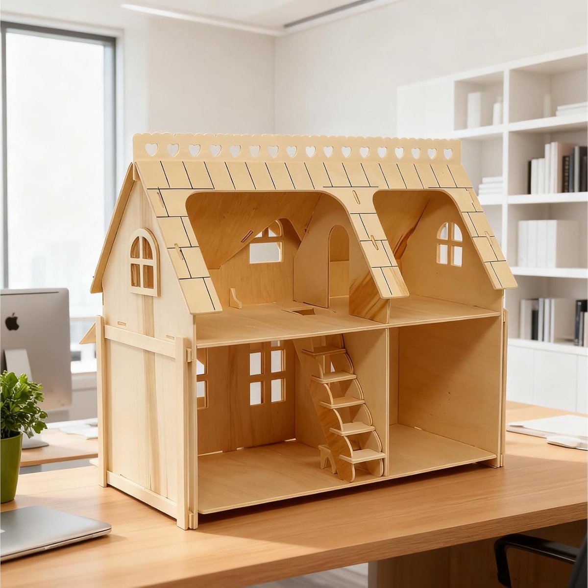 SnelShoppen - 3D Houten Puzzel, Uitdagende Houten Modellen voor Creatief Klussen, Perfect voor DIY en Modelbouw, Nauwkeurige Lasergesneden Onderdelen