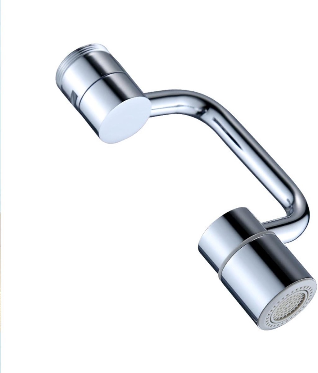 SnelShoppen - Faucet Extension 1440° Rotating Tap Adaptor - Multifunctionele Kraanverlenging - Rotating Faucet Attachment - 2 Modes voor Keuken & Badk