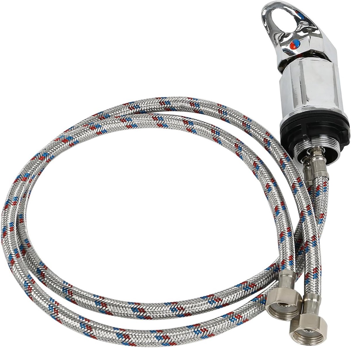 SnelShoppen - Brause Mengkraan 1/2 Inch - Douche Mengkraan met Enkele Handgreep - Hoogwaardige Zinklegering & RVS - Corrosiebestendig en Temperatuurbe