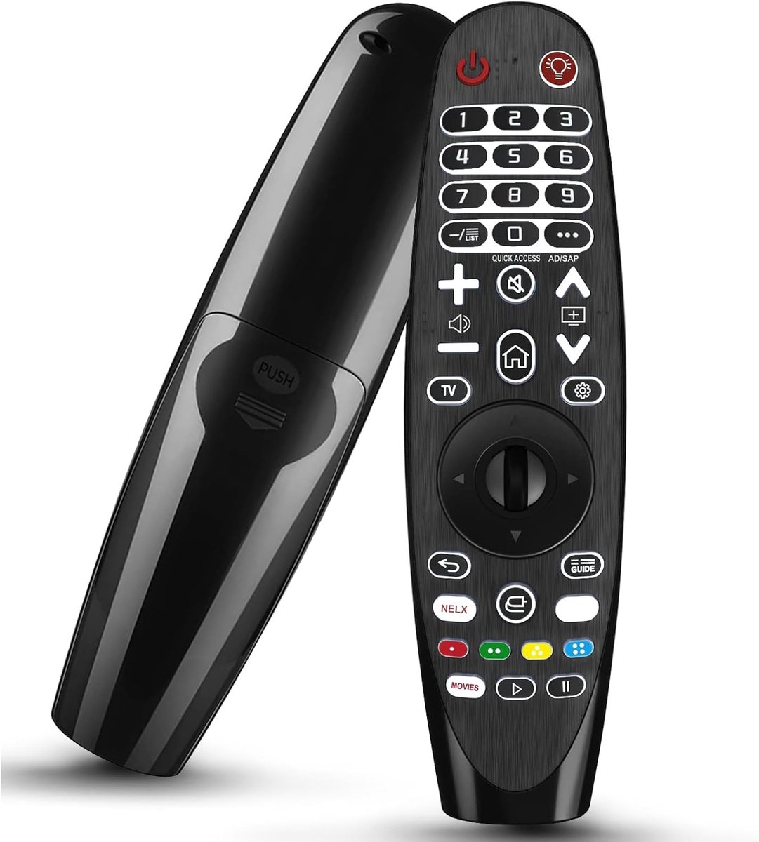 SnelShoppen - Universele Backlight Afstandsbediening voor LG Smart TV's - TV Remote Vervanging - Geen Stem- of Wijsfunctie - Comfortabel Gebruik - Ges