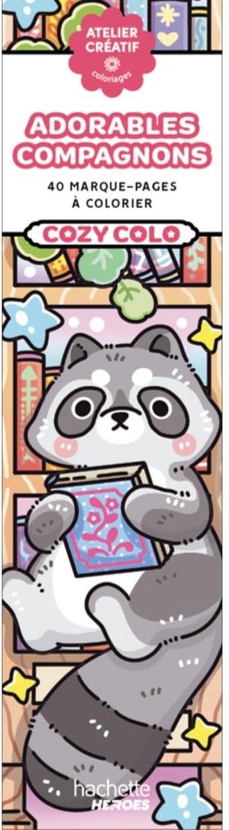 Hachette Heroes – Adorable Companions – Kleurboek – 40 bladwijzers