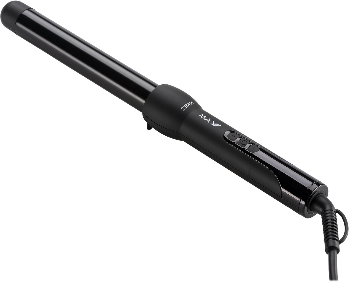 Bol.com Max Pro Twist 25mm Krultang- Voor Kort en Lang Haar - Curling wand - Zonder Klem - Curler - Met Handschoen - Krultangen aanbieding