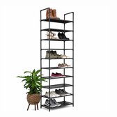 Meuble à chaussures de luxe pour 20 paires - Noir
