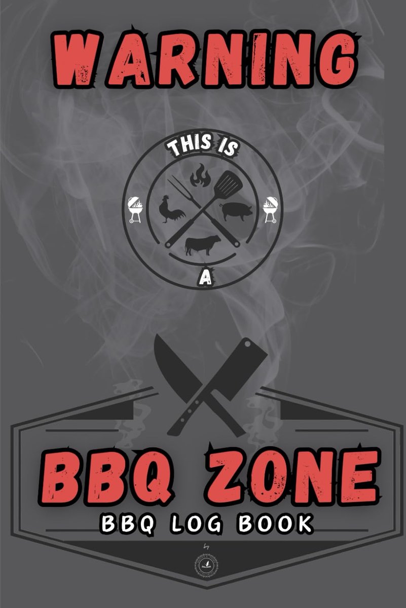 SnelShoppen - BBQ ZONE Log Book: Grill Journal met lege recepten templates | BBQ ervaring logboek | Verbeter je grill skills en word de BBQ meester |