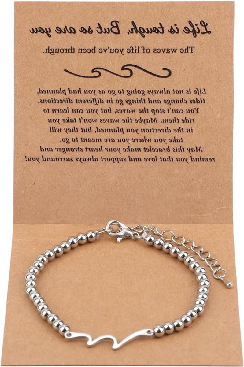 Armband voor Vrouwen - Inspirerende Kralen - Motiverende Cadeaus - Goed Gevoel - Sterk Cadeau - Opvrolijken - Vrouwen Cadeaus.