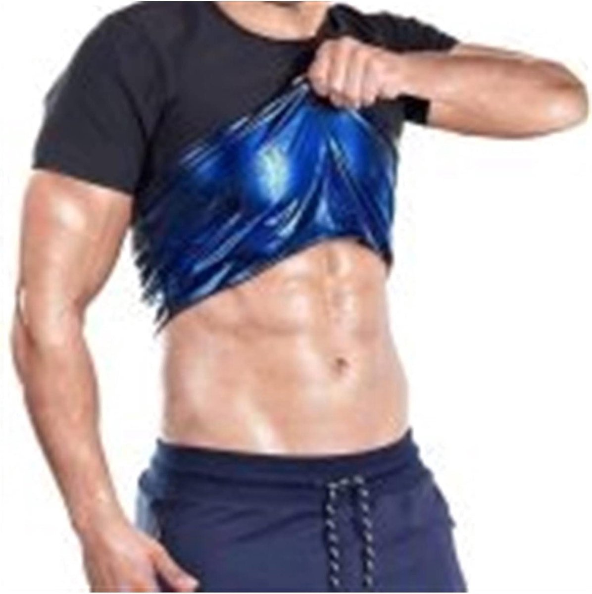 Buik afslankgordel - Fitness riem - Zweet stimuleren - Warmte vasthoudend - N.v.t. - Zwart