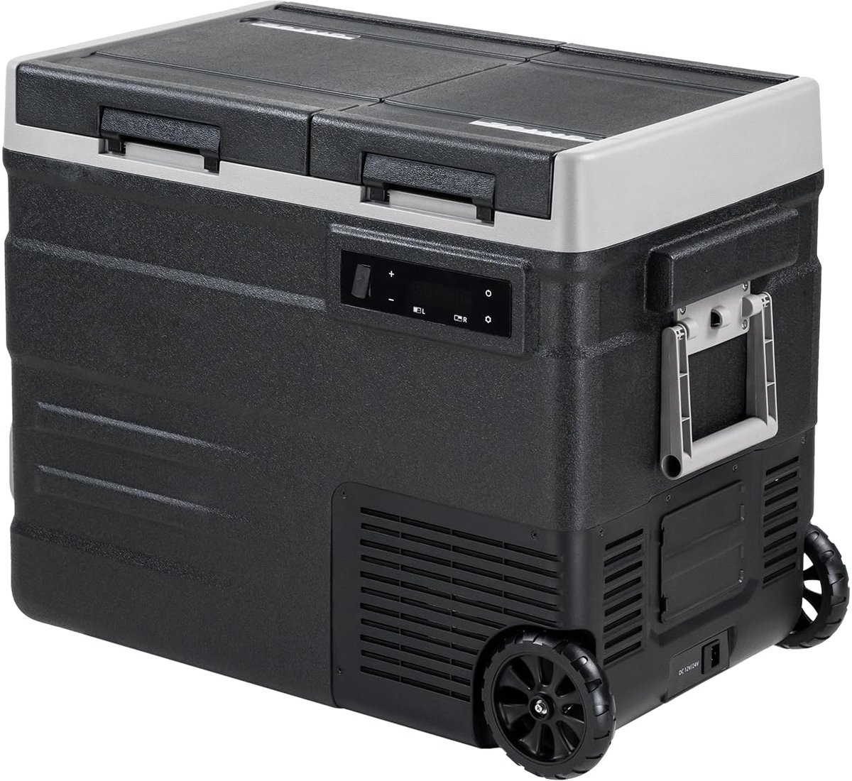 SnelShoppen - Dual-Zone Compressor Koelbox 49L - 2in1 Koeler & Vriezer met LED Touch Control - Elektrische Vriesbox voor Auto & Kamperen tot -20 °C me