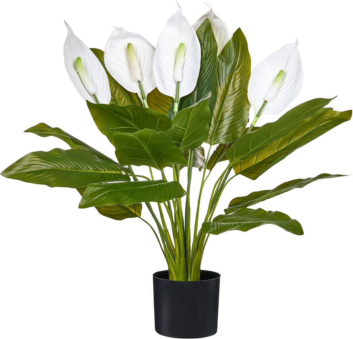 SPATHPHYLLUM- Kunstplant - Groen - Synthetisch materiaal
