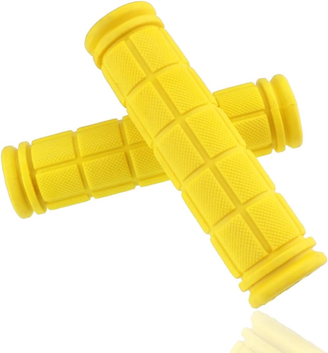 SnelShoppen - Ergonomische Fietshandvatten, Antislip Zachte Rubber Handgrepen voor MTB, Scooter, Cruiser en Rolstoel - 12 cm, 22 mm Binnen Diameter, U