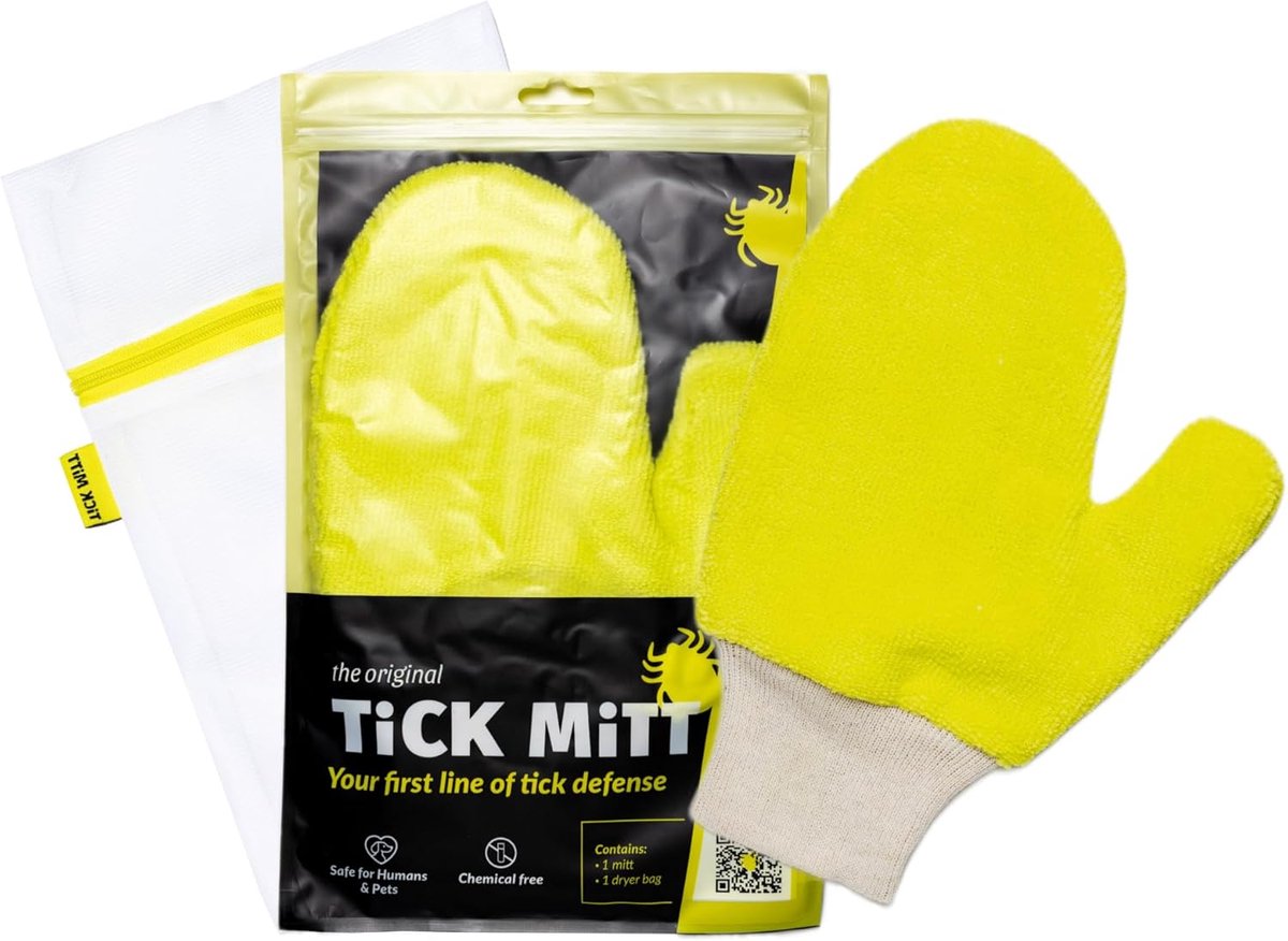 SnelShoppen - Tekenverwijderaar Handschoen – Handige Tekenverwijzer voor Mensen en Dieren – Veilig en Chemievrij – Compacte Glove voor Honden, Katten