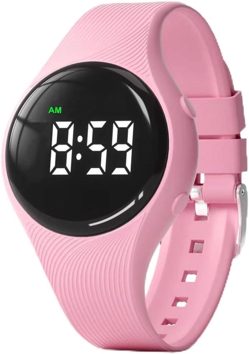 SnelShoppen - Potty Training Watch - Waterdichte Stille Vibrerende Herinnering - Oplaadbare Alarm met Vergrendelscherm - Roze - Perfect voor Kinderen