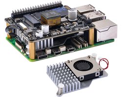 SnelShoppen - M.2 NVME M-Key PoE+ HAT met Actieve Koeler voor Raspberry Pi 5 - Ondersteunt M.2 NVMe SSD 2230 2242 - Voor Hoge Snelheid Gegevensoverdra