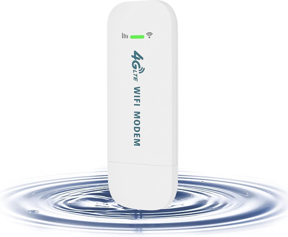 4G-datacard, 150 Mbps, 4G LTE USB WiFi-dongle, draadloze 4G-modem met sleuf, 4G LTE-netwerkadapter, USB-poort voor gebruik in winkels/thuis, ondersteunt tot 10 gebruikers.