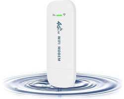 4G-datacard, 150 Mbps, 4G LTE USB WiFi-dongle, draadloze 4G-modem met sleuf, 4G LTE-netwerkadapter, USB-poort voor gebruik in winkels/thuis, ondersteunt tot 10 gebruikers.