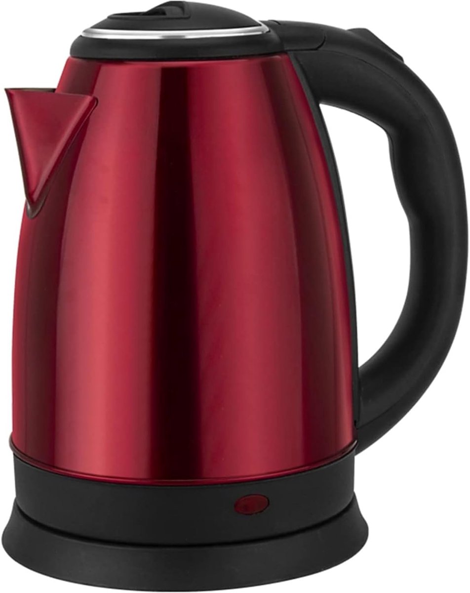Elektrische Waterkoker - Snel Koken - Warme Dranken - Dubbele Veiligheid - 2 Liter - Rood