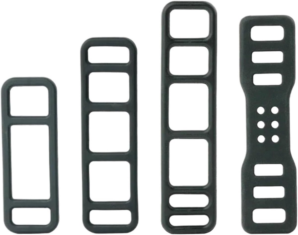 Rubberen Bandjes - Siliconen Gel - Fiets Bevestiging - Veilige Fixatie - 40 Stuks - Diverse Kleuren