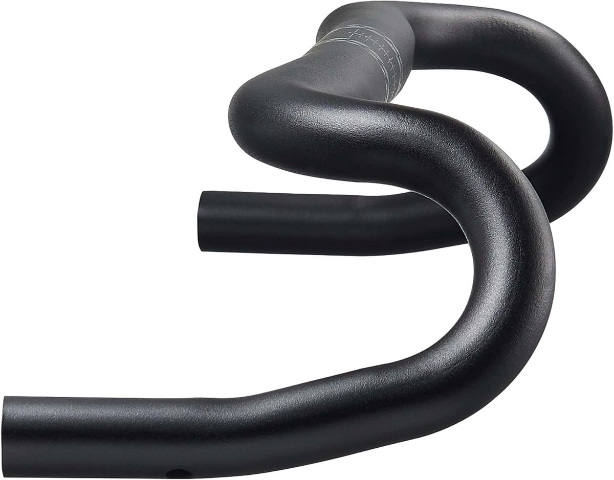 Racefiets Stuur - Wegstuur Fietsstuur - Avontuurlijke Tochten - Superbrede Drop Flare - 42cm - Zwart