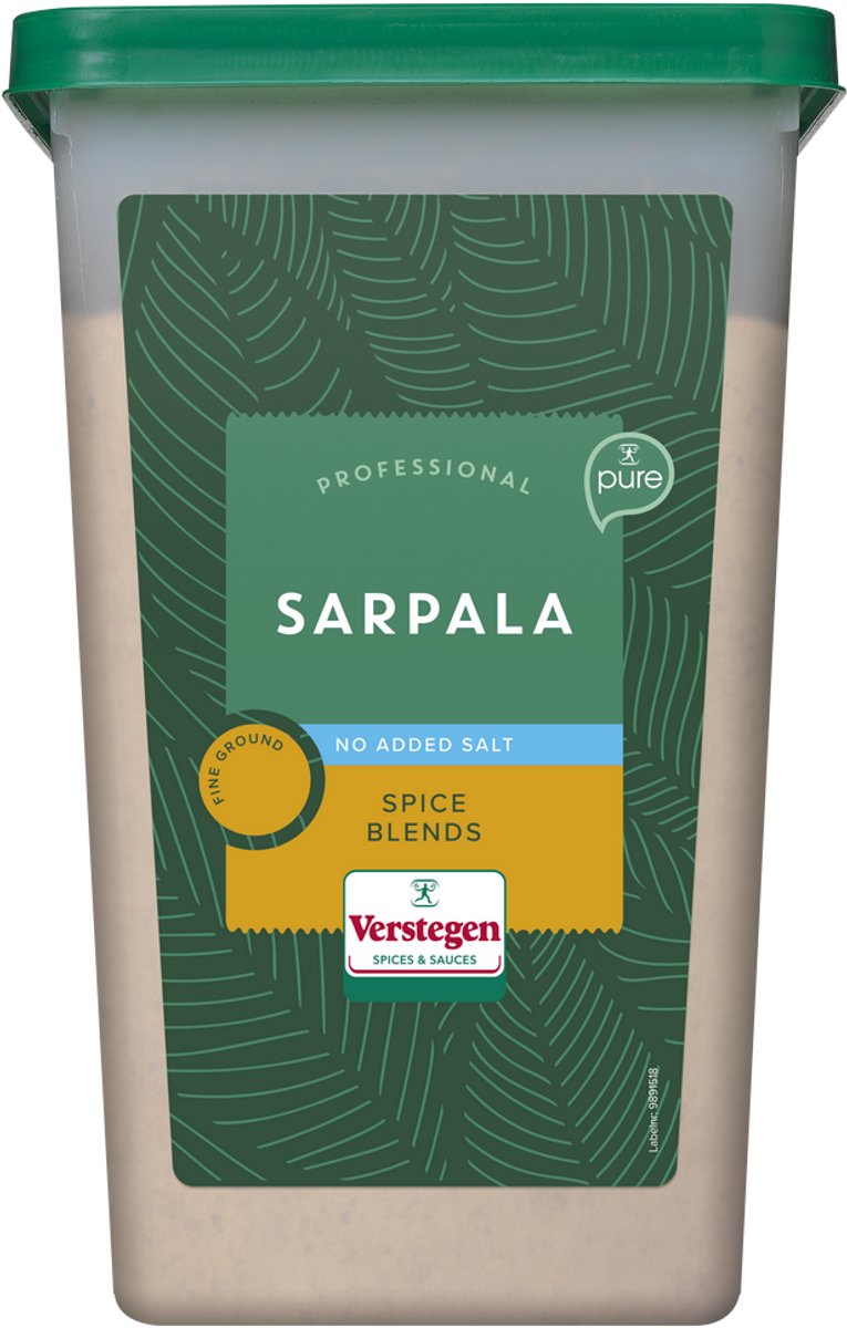 Verstegen - Sarpala kruiden fijn zonder zout - Pure - XL doos - Kruiden & specerijen - 1250g