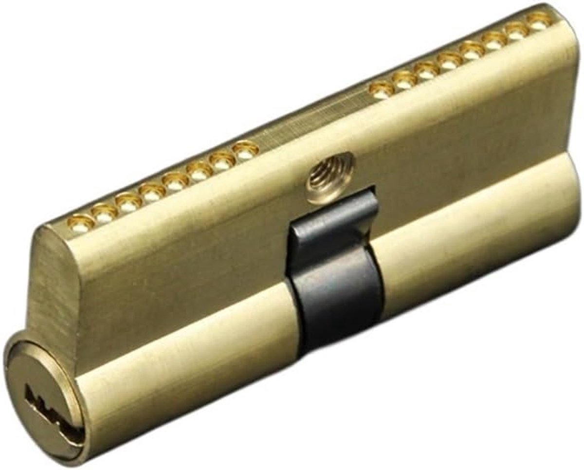 Deur Cilinderslot - Sluitcilinder Deur - Beveiliging Woning - Boor- en Wrikbeveiliging - 90mm (32.5+57.5) - Messing