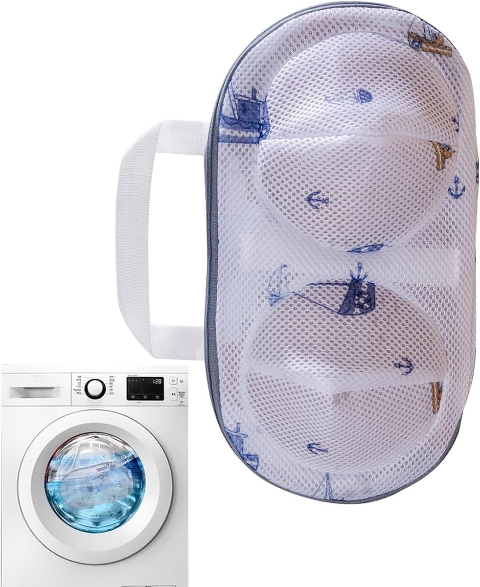 Waszak BH - Wasmand Lingerie - Bescherming Kleding - Scheurvast Ontwerp - 20 x 34 cm - Multicolor