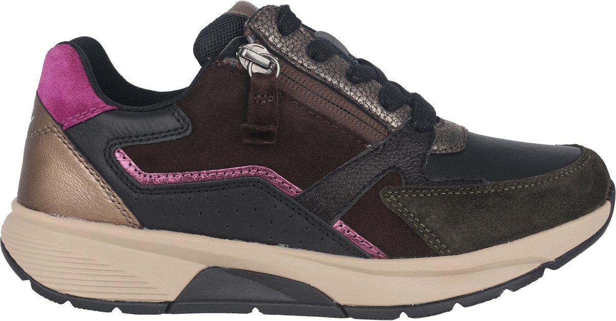 Gabor rollingsoft sensitive 56.878.63 - dames rollende wandelsneaker - Multikleur - maat 39 (EU) 6 (UK)