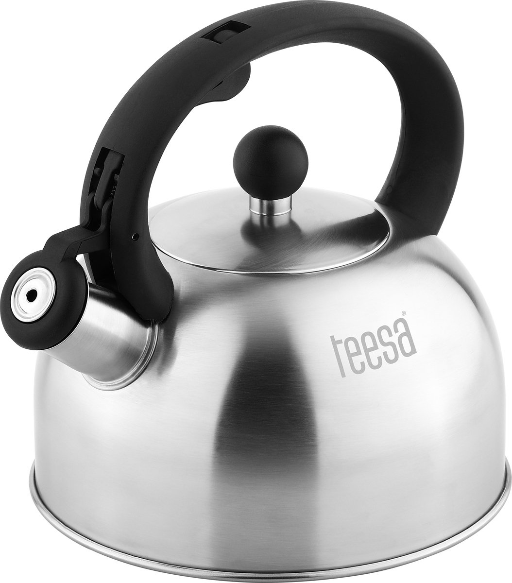 Teesa TSA0154 - Roestvrijstalen Waterkoker - 2L - Nienagrzewający Uchwyt - Inductie en Gas