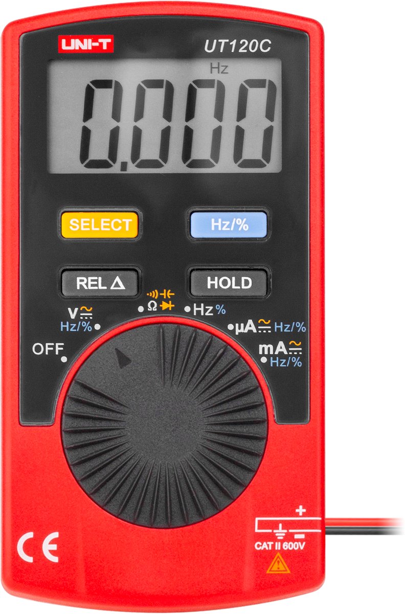 UNI-T UT120C Serie - Multimeter - Spanningsmeting - Weerstandsmeting - Compact Ontwerp
