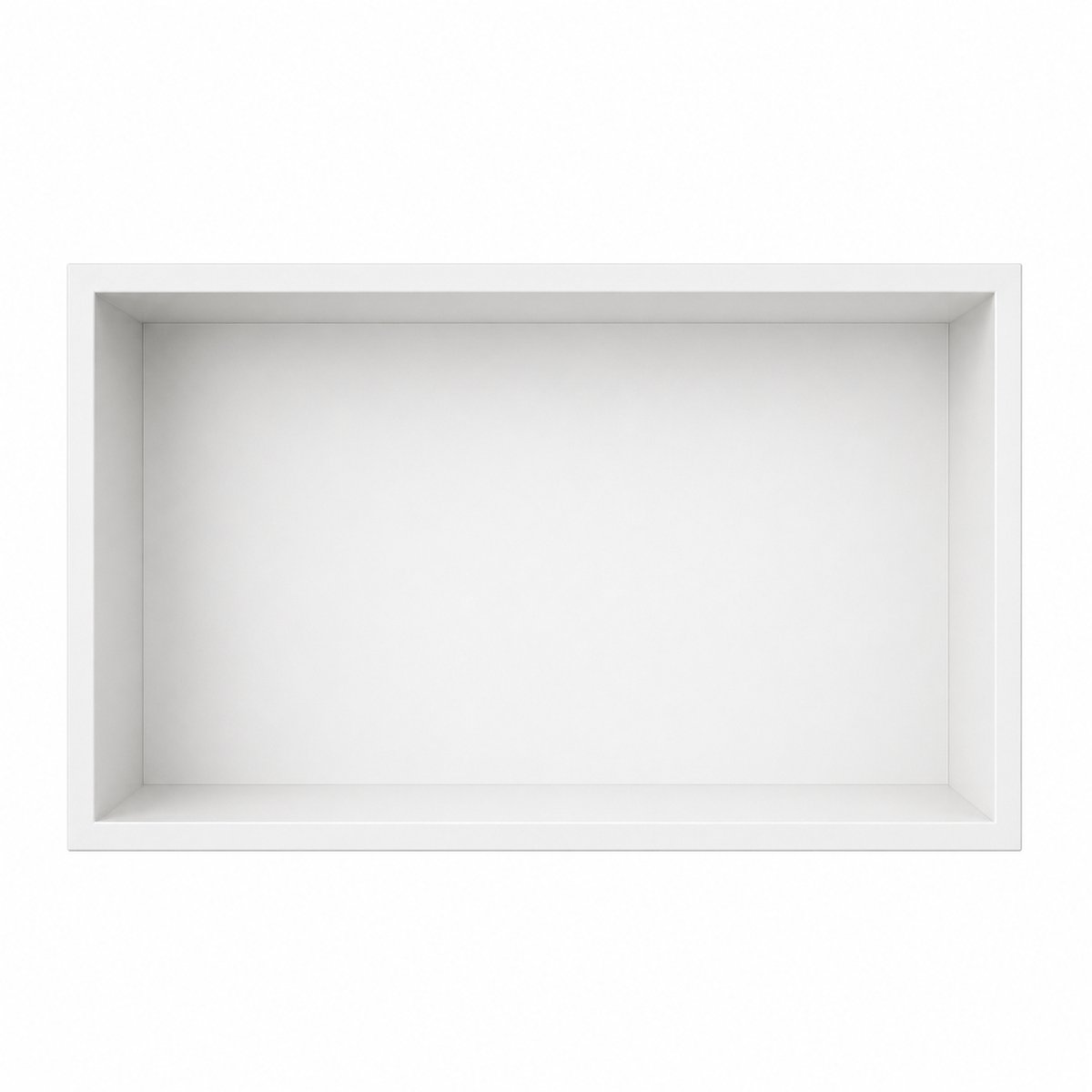 EAVY - Inbouwnis Badkamer Wit - 60×30×10 cm - RVS