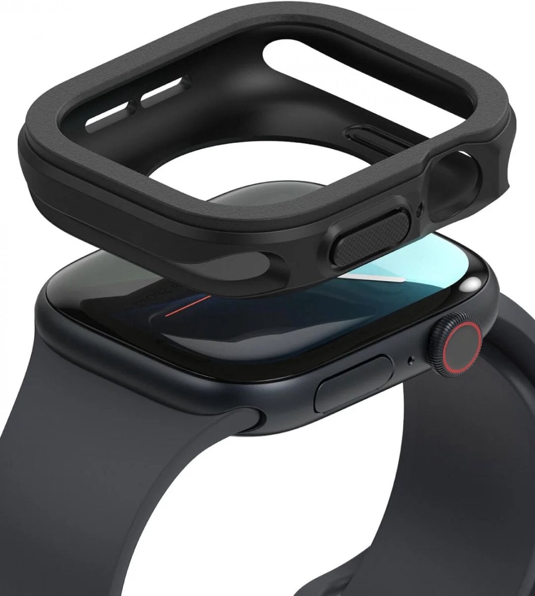 Ringke Air Sports Geschikt voor Apple Watch 11/10 42MM - Hoesje TPU - Zwart
