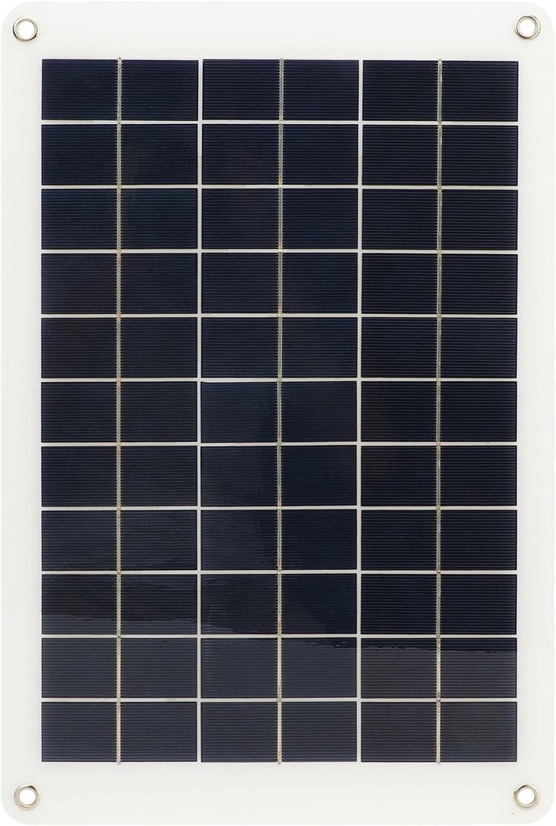 Zonnepaneel Oplader - Draagbare Zonne-energie - Batterij Laden - Hoge Efficiëntie Cellen - 45x30x4 cm - Zwart