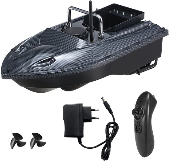 RC Vissersboot met Afstandsbediening - 500 m Bereik - 1,5 kg Aascapaciteit - 7,4V 5200mAh Accu - Dubbele Motor - LED Nachtverlichting — afbeelding 4