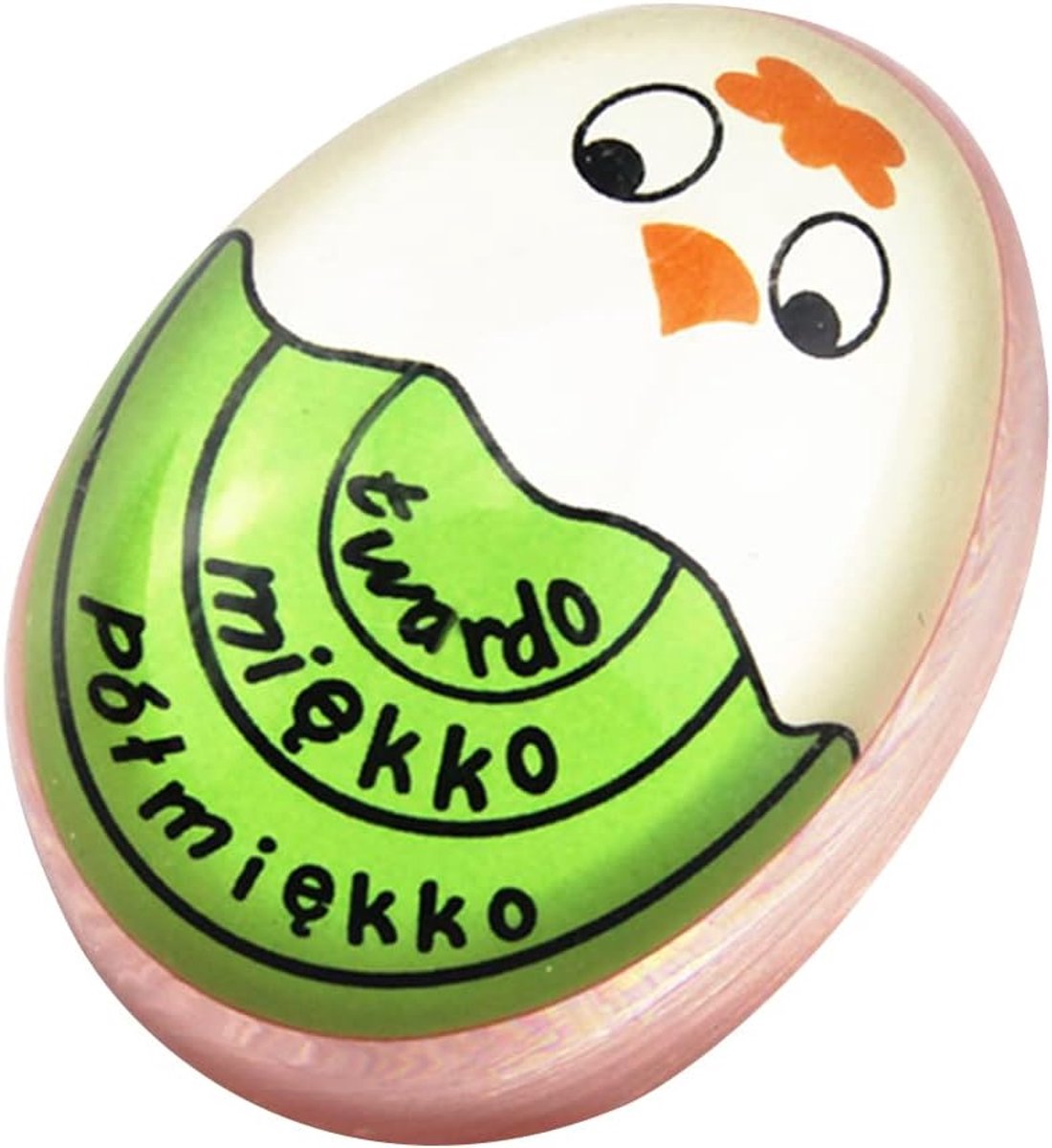 Eierkoker Timer - Kookwekker Eieren - Koken Eieren - Kleurverandering - 5.5 cm - Groen
