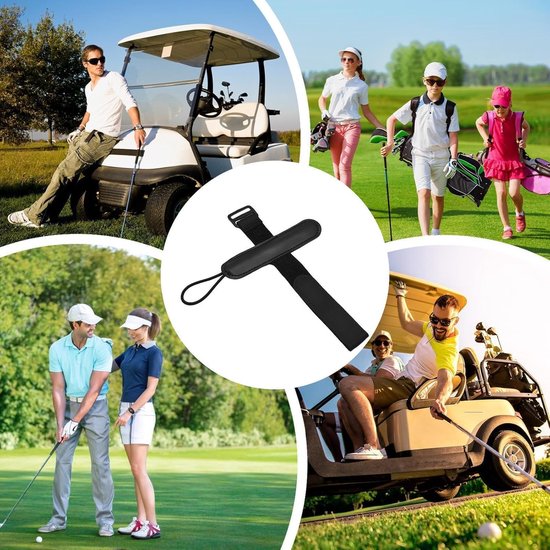 Golf Polshulpmiddel - Golfarmband Trainingshulp - Swing Verbeteren - Instelbare Spieractivering - 14 x 8 x 5 cm - Zwart — afbeelding 2
