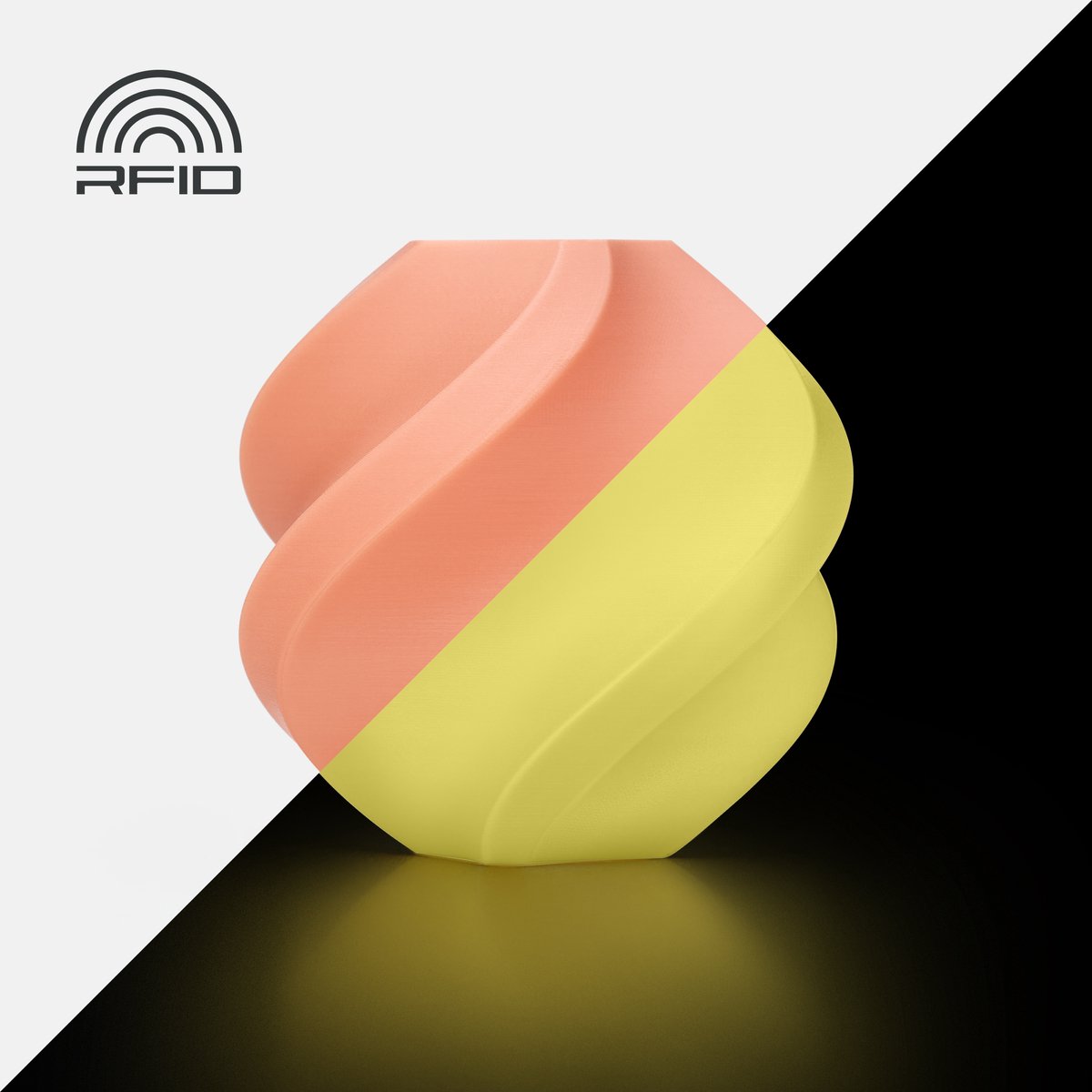 Bambu Lab PLA Glow Glow Orange met spoel 1.75mm