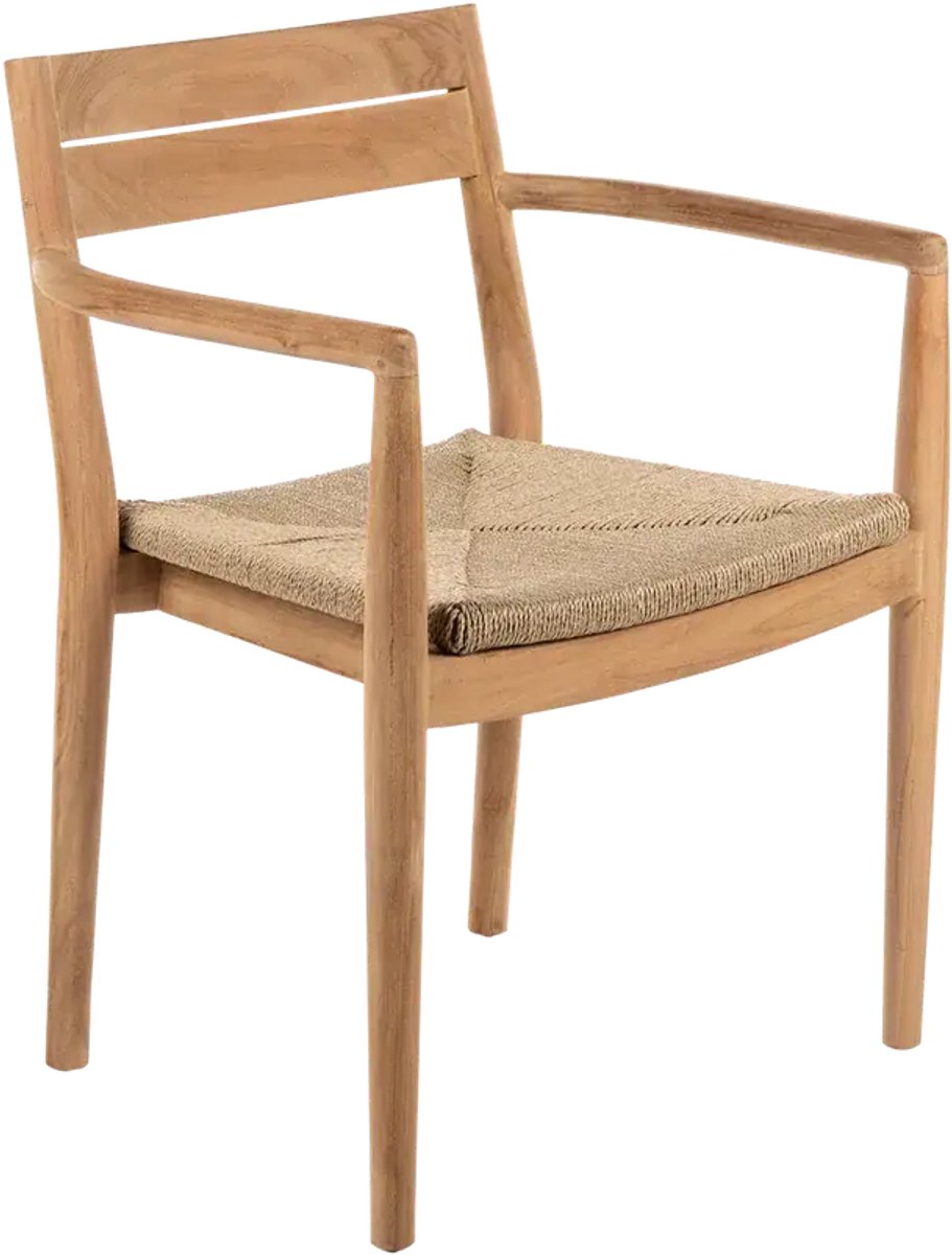 Kayu Teak Tuinstoel Gevlochten