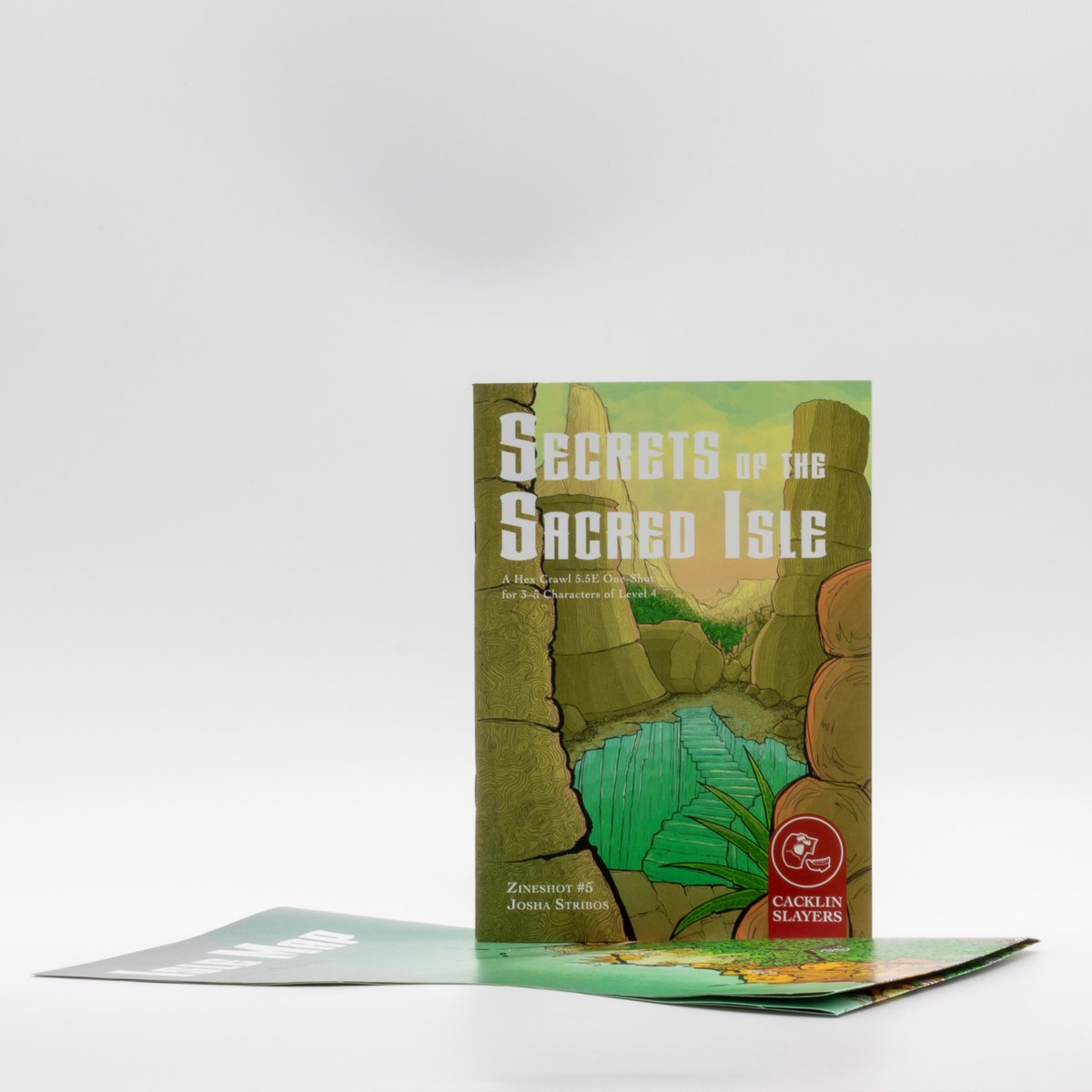 D&D One-Shot: Secrets of the Sacred Isle - Hex Crawl Voor 5.5E - Voor Level 4 - Ga Op Expeditie Door Een Verloren Jungle