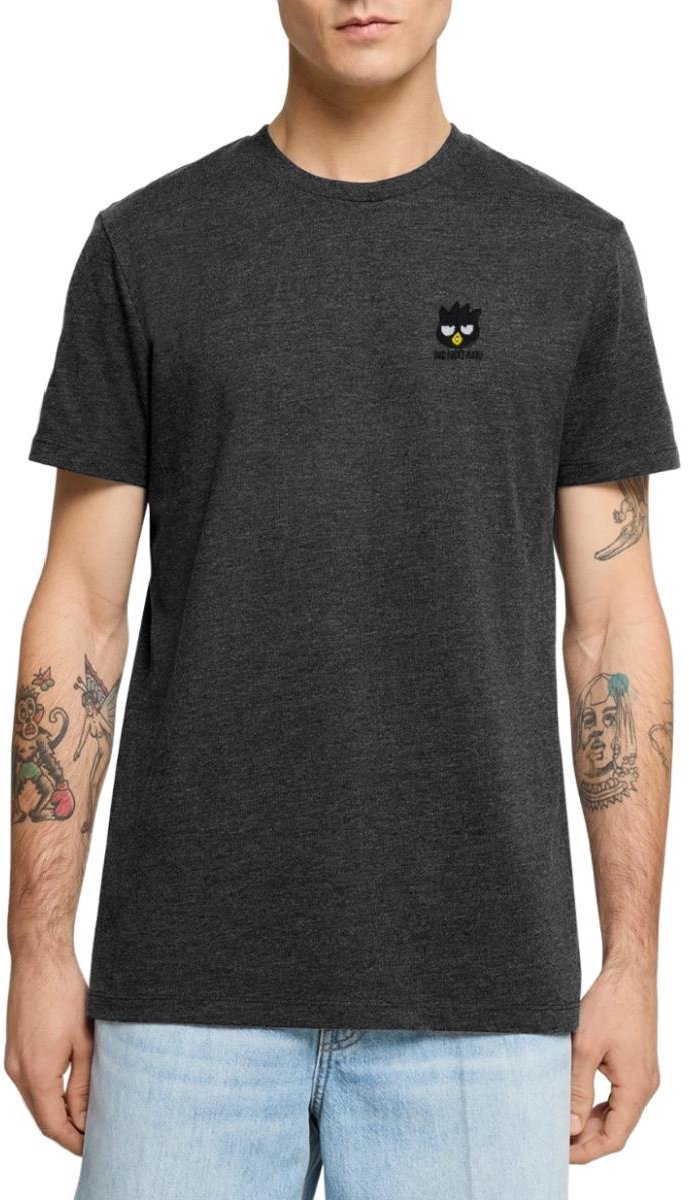 Bad Badtz-Maru Geborduurd Portret Premium T Shirt Heren