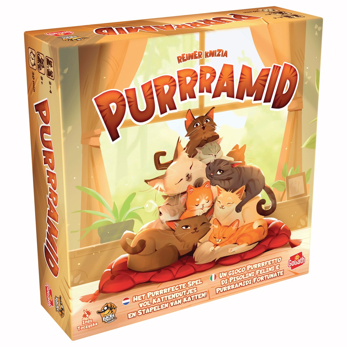 Purrramid - Familiespel - 2 tot 4 spelers - vanaf 8 jaar