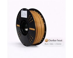 PLA+ Filament – Donker hout – 1.75mm – 1KG – Koppelprint