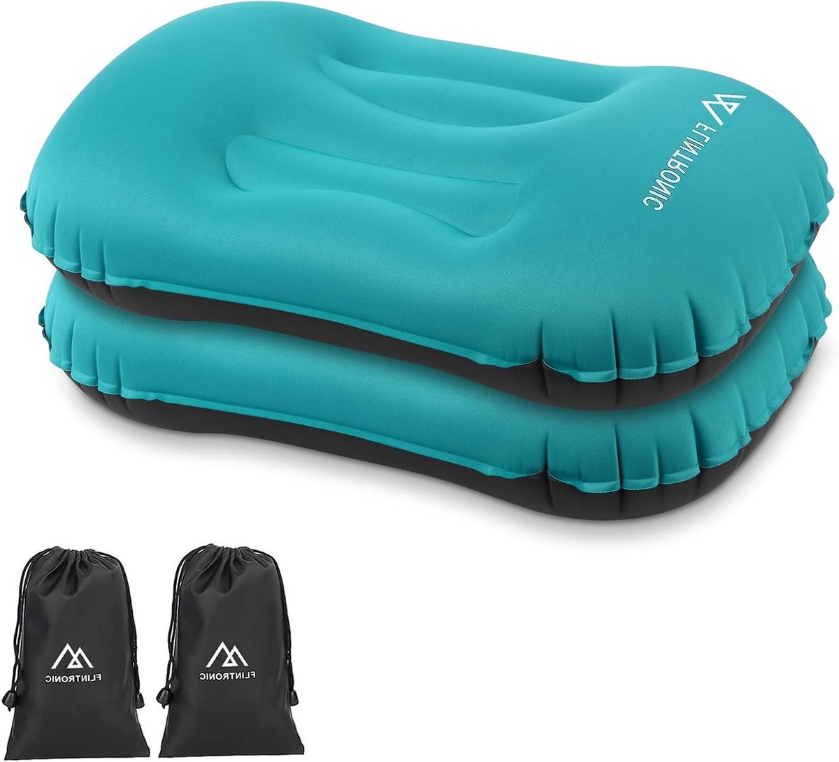 Ultralicht Opblaasbaar Campingkussen, Waterdicht en Comfortabel Reiskussen voor Buitenactiviteiten, Ideaal voor Strand en Kamperen