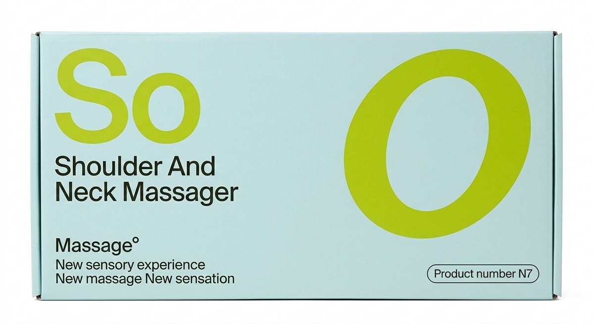 Nek- en Schoudermassageapparaat - Draadloos en Oplaadbaar - Met Verwarming - 4D Kneedmassage - Verlicht Spierspanning - Groen