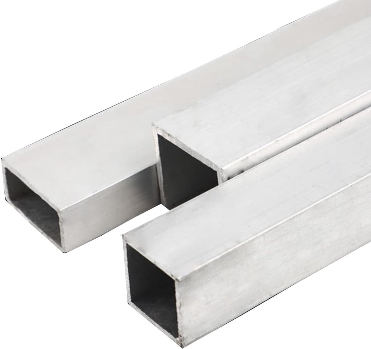 Vierkante Aluminium Buis - Naadloze Profiel - Bouw Decoratie - 6063 Aluminium Materiaal - 100x100x100mm - Aluminiumkleurig