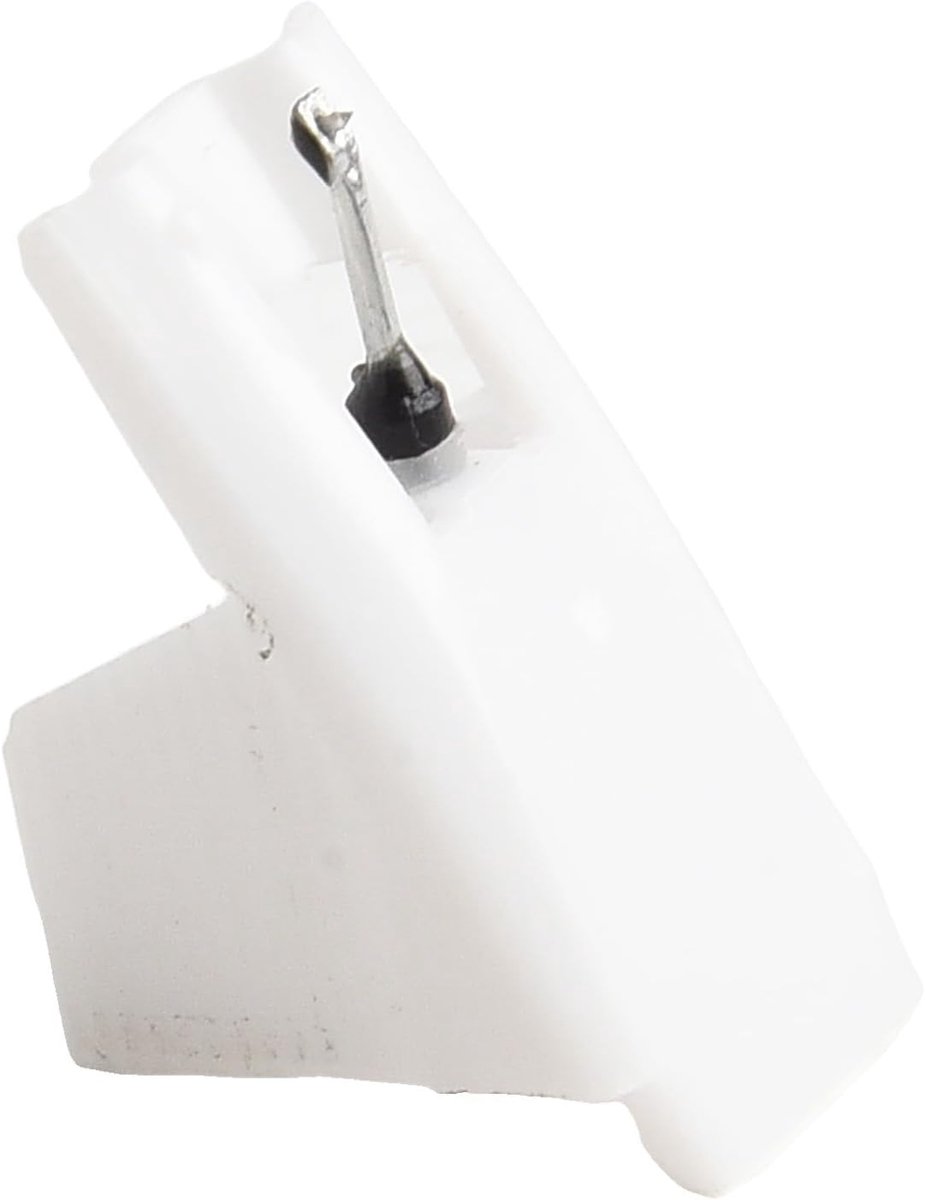 Stylus Naald - Naaldvervanging Elliptische Tip - Vinyl Luisteren - Verbeterde Geluidservaring - 3 x 3 x 2 cm - Wit