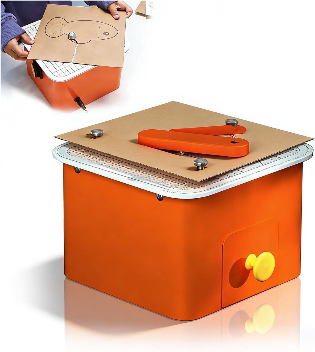 Elektrische Kartonsnijder - Kindersnijder Knutselen - Creatief Knutselen - Veilig Kindvriendelijk Ontwerp - 3 kg - Multicolor