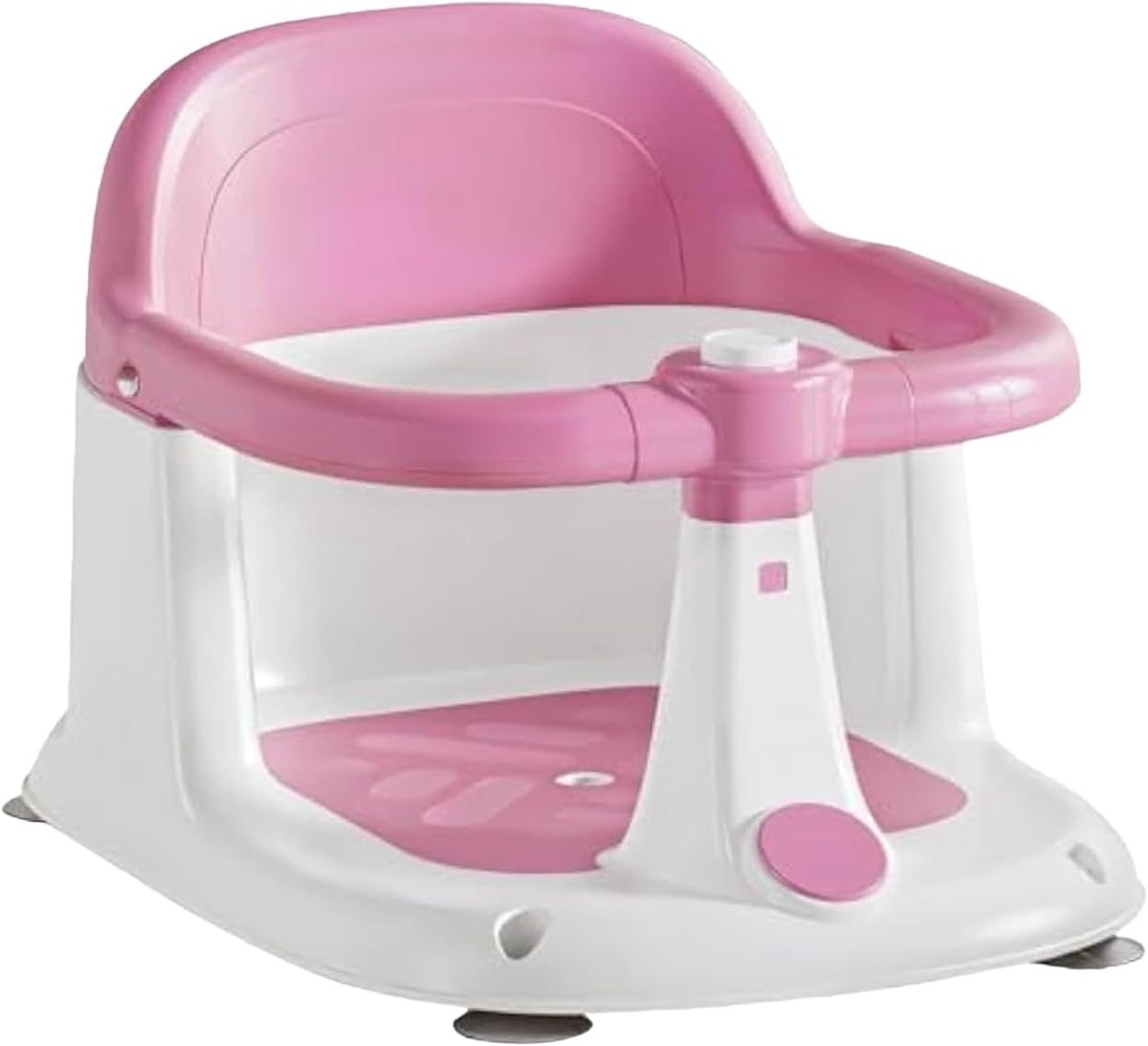 Baby Badzitje - Draagbaar Babybadje - Veilig Baden - Antislip Zuignappen - 17 x 30 x 17 cm - Roze