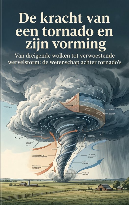 De kracht van een tornado en zijn vorming - cover