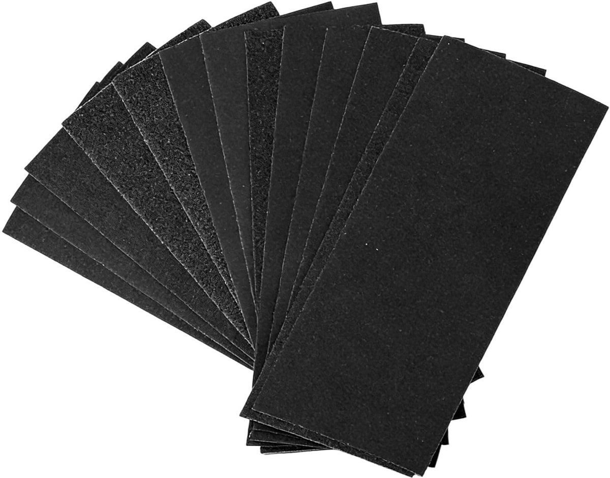 Dailygoods- Schuurpapierset 80-220 - Schuurpapier Fijn - Schuurpapier Droog/Nat - Schuurpapier voor Hout/Muur/Metaal - 23 x 9,3 cm