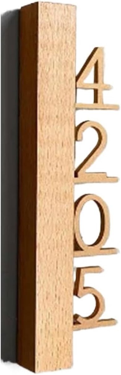 Huisnummer Bord - Adres Plaat - Huis Markeren - Weerbestendig Materiaal - 25x8.5cm - F