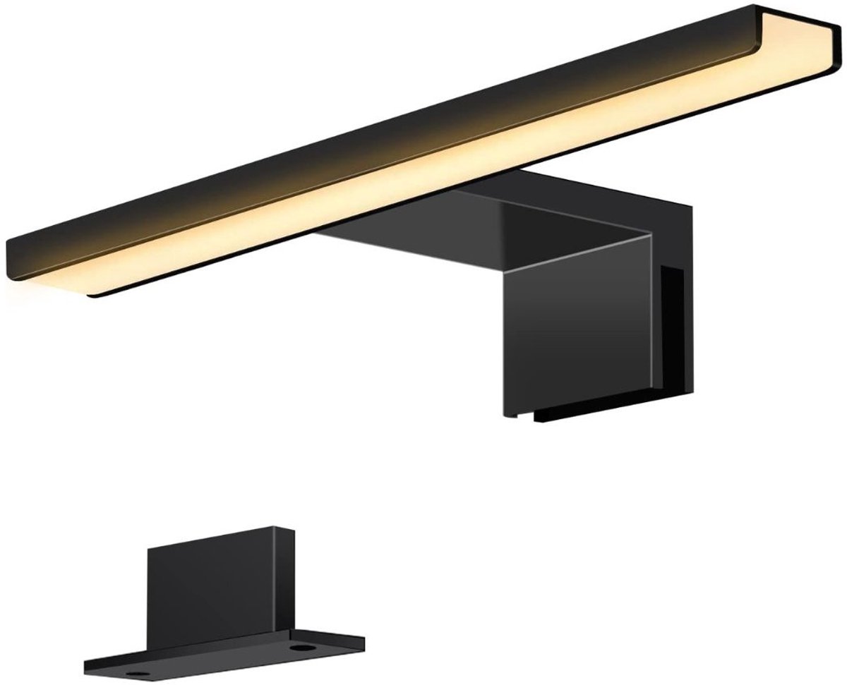 CRLYN® Spiegellamp badkamer - Wandlamp - Spiegelverlichting - Zwart